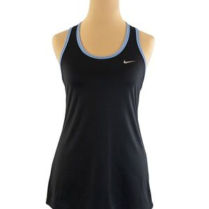 Nike Black Tank with Light Blue Accents